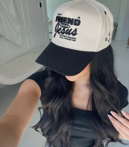 What A Friend We Have In Jesus Trucker Hat