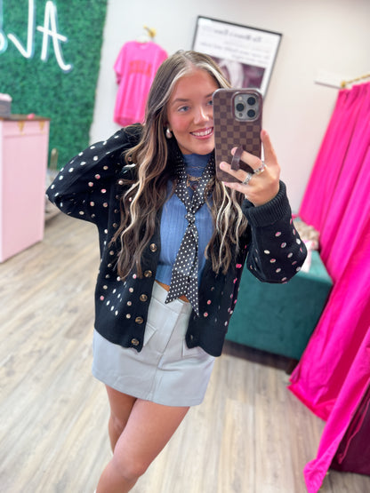 Mia Leather Skort