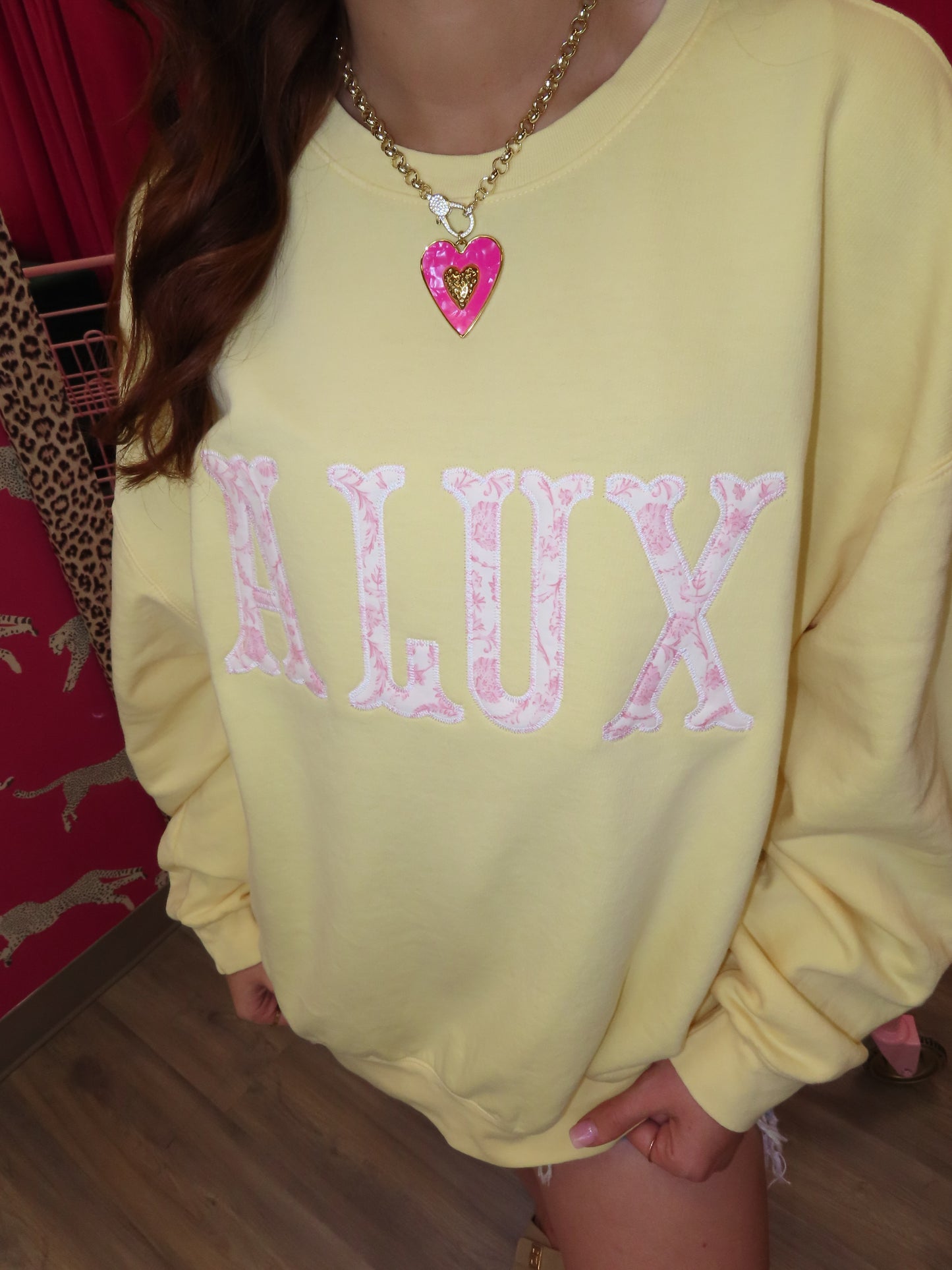 ALUX Logo Sweatshirt #4- Pink