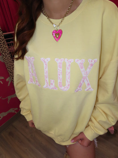 ALUX Logo Sweatshirt #4- Pink