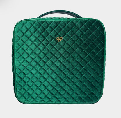 Mini Diva Makeup Case- Emerald Velvet
