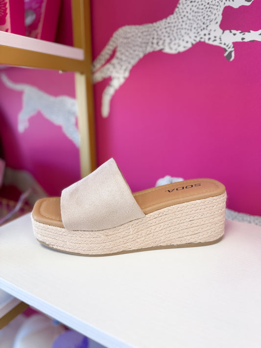 Daisy Wedge Sandal