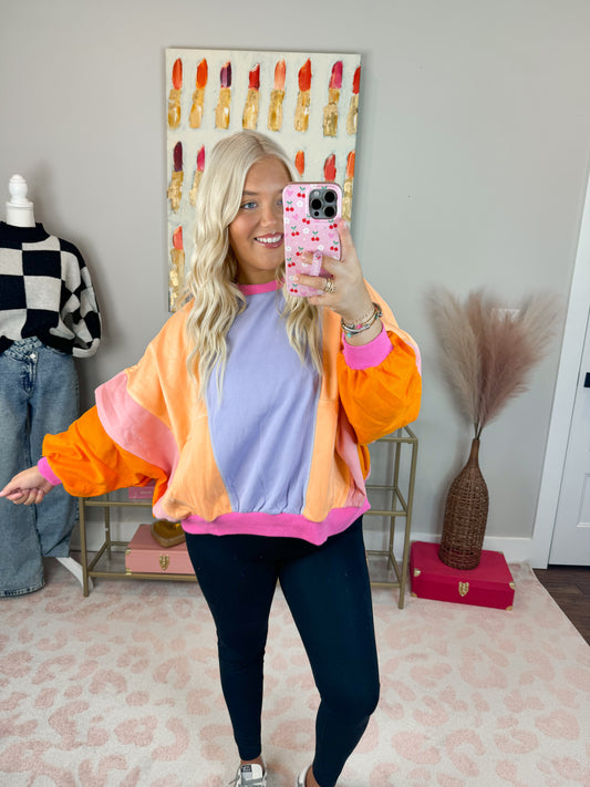 Colorful Days Top- Orange