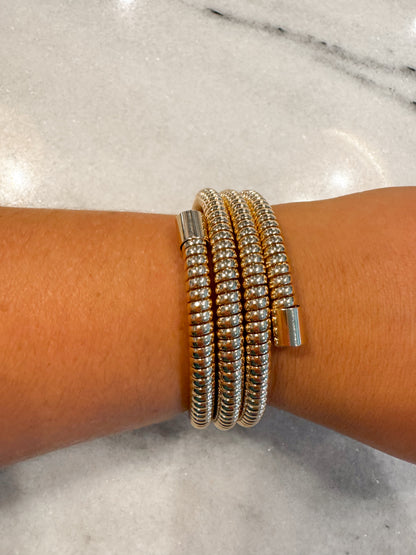 Flexible Chunky Coil Bangle