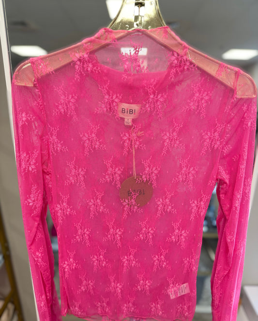 Scarlett Top- Hot Pink