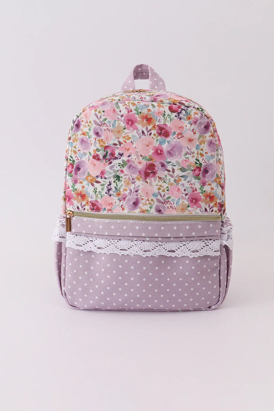 Floral Backpack- Medium