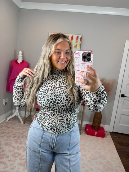 Scarlett Top- Leopard