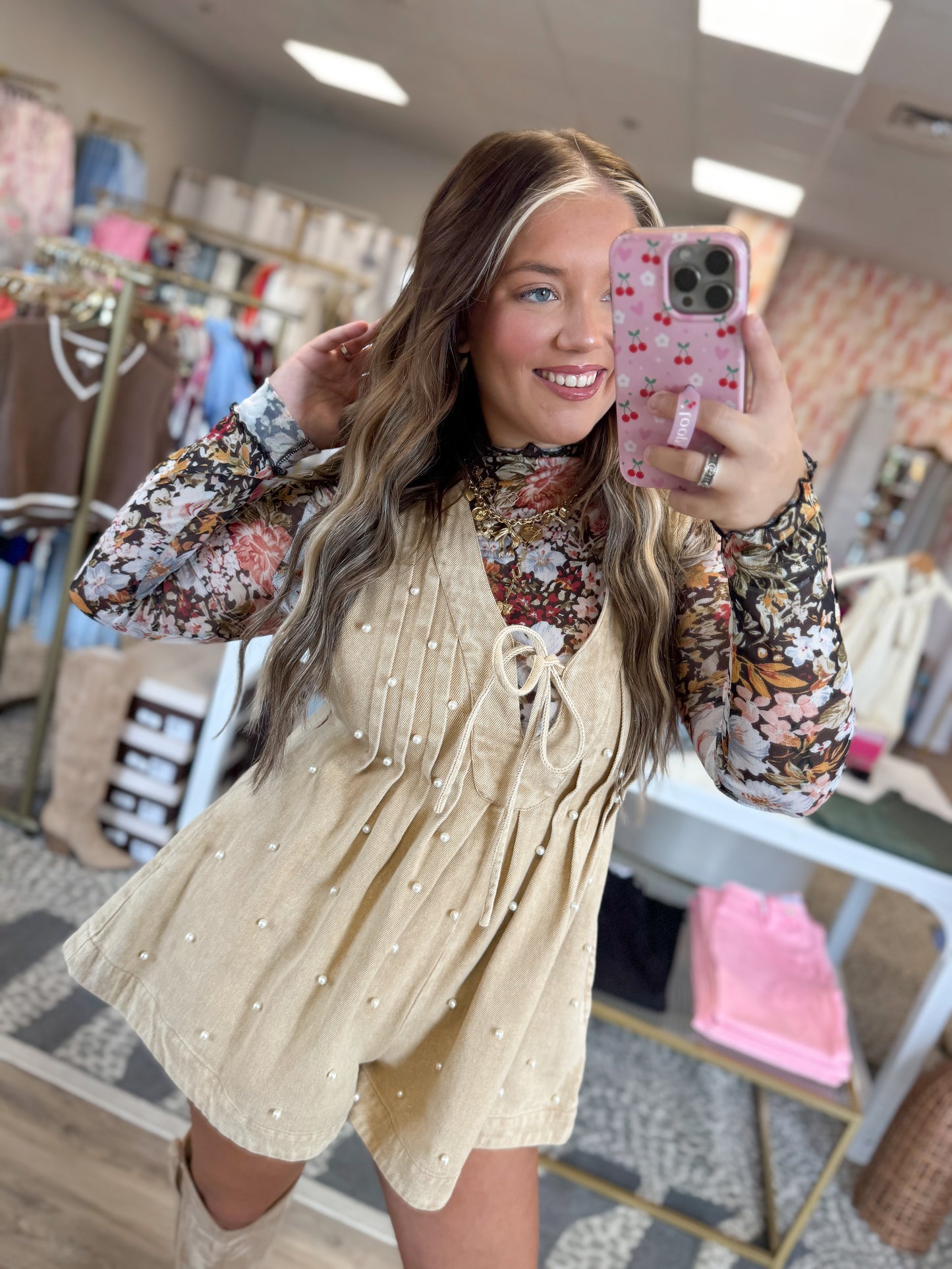Pearly Girl Romper