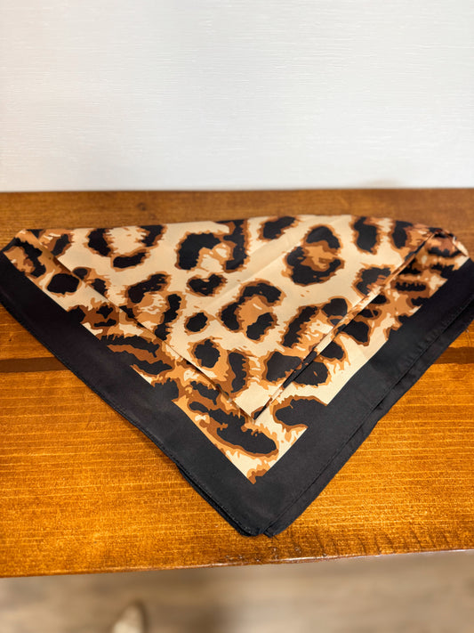 Leopard Bandana Scarf