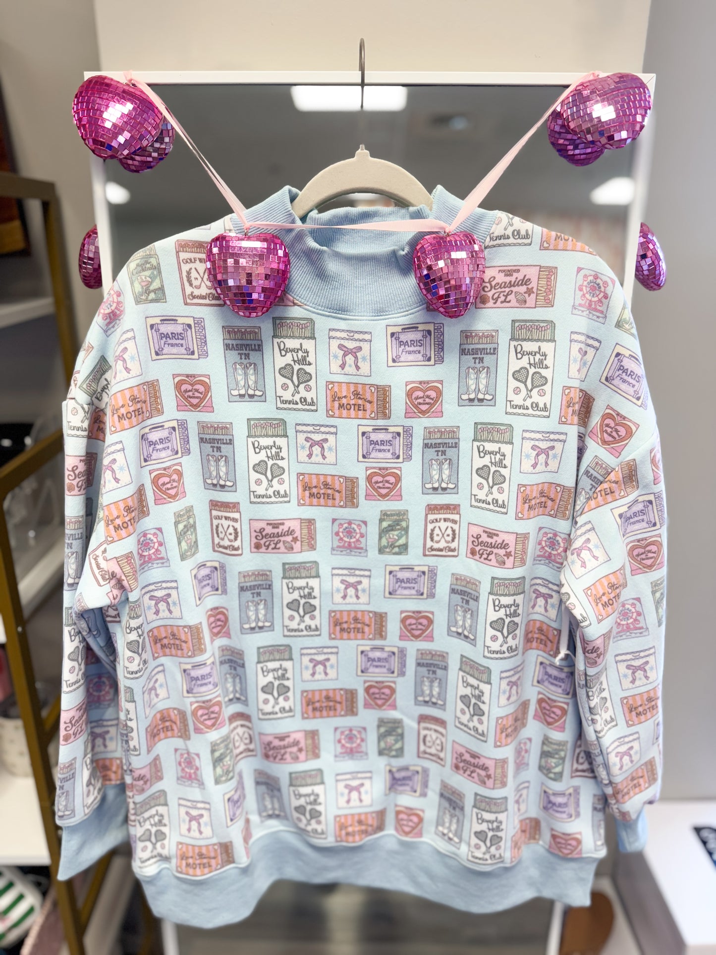 Matchbook of Love Mockneck