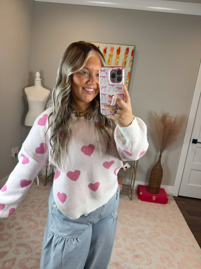 Heart Of Love Sweater (CURVY)