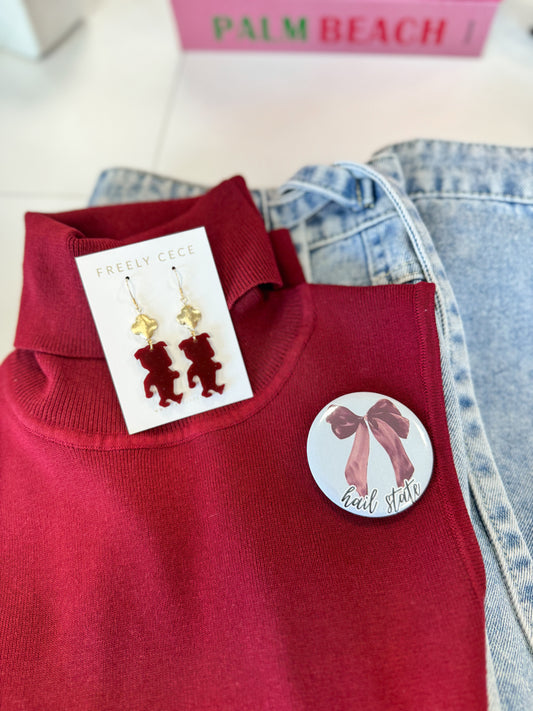 MSU Button #5- Bow
