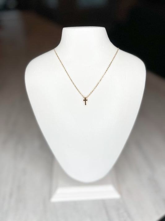 Mini Cross Necklace (2 Colors)