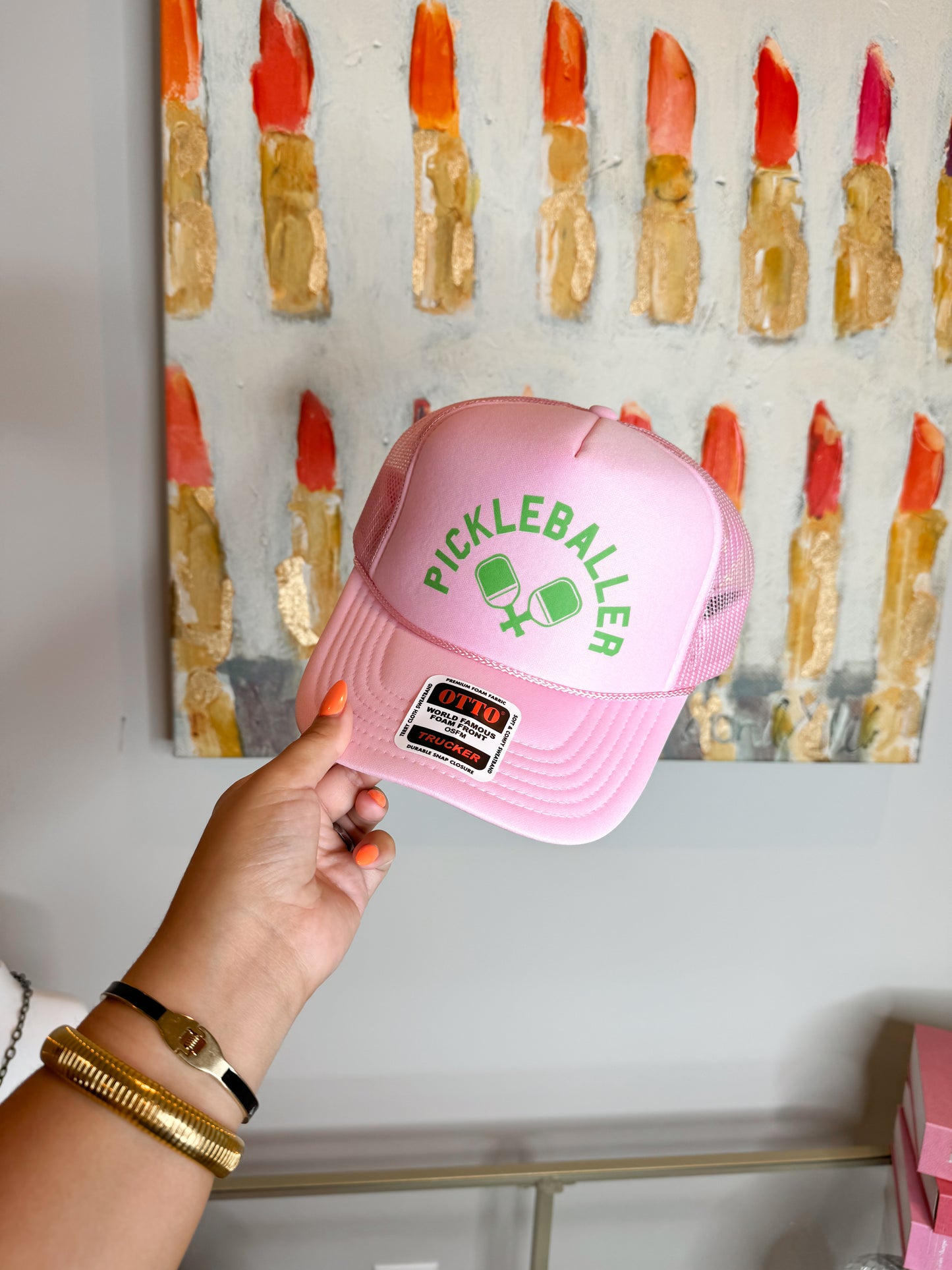 Pickleballer Trucker Hat- (2 Colors)