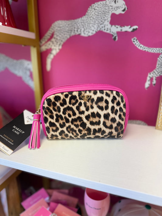 Glam Makeup Case- Fierce Leopard