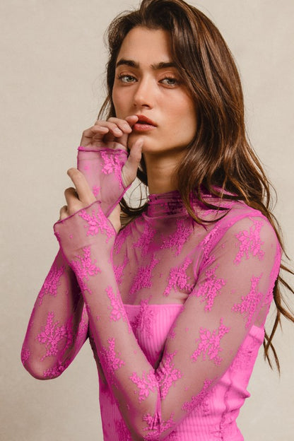 Scarlett Top- Hot Pink