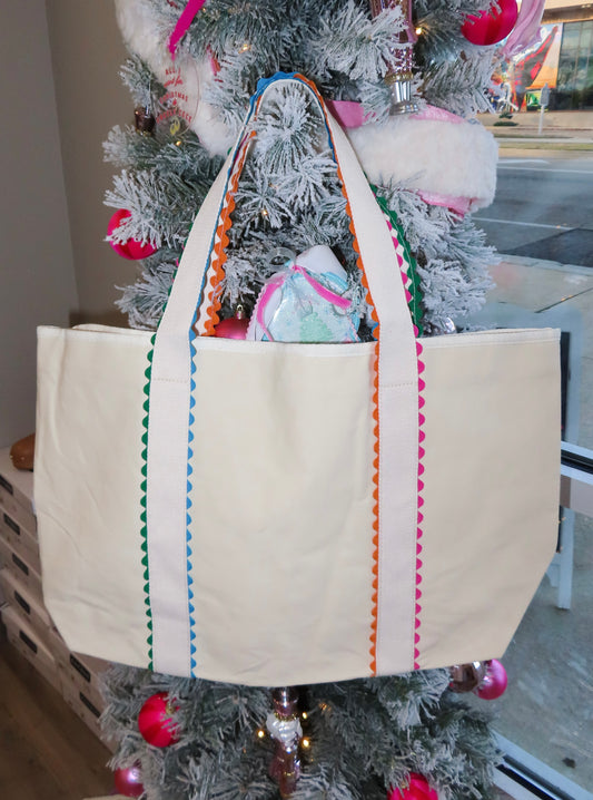 Canvas Colorful Tote