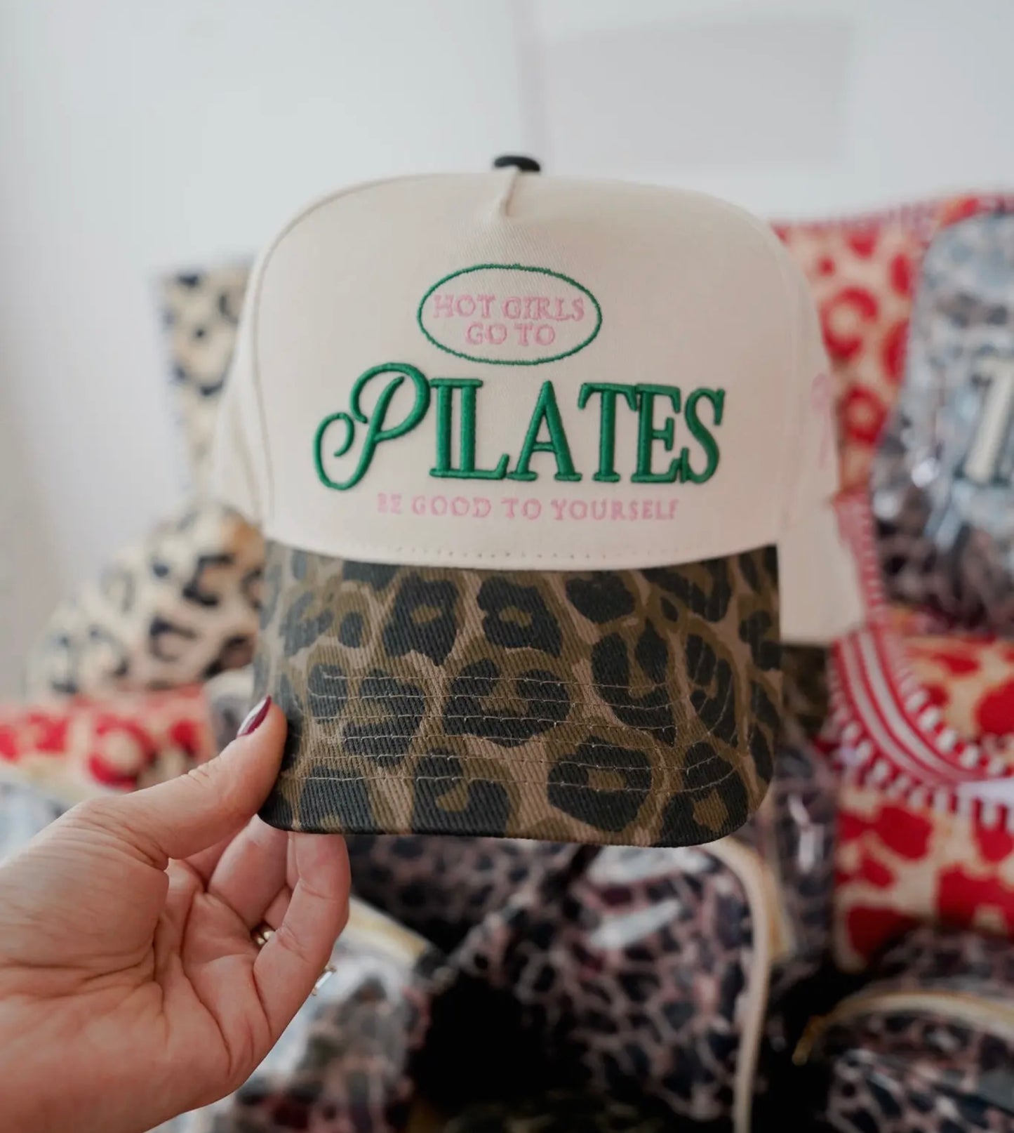 Hot Girls Go To Pilates Trucker Hat