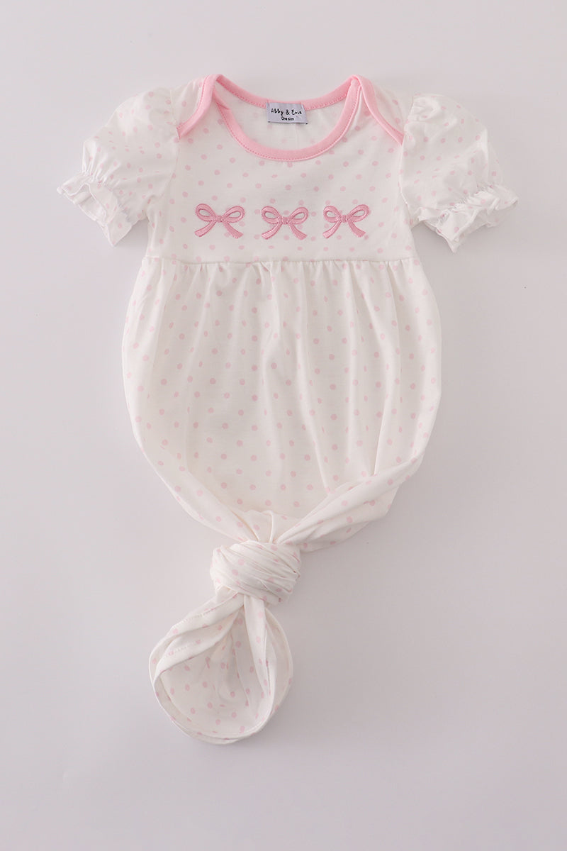 Pink Bow Gown- Girl
