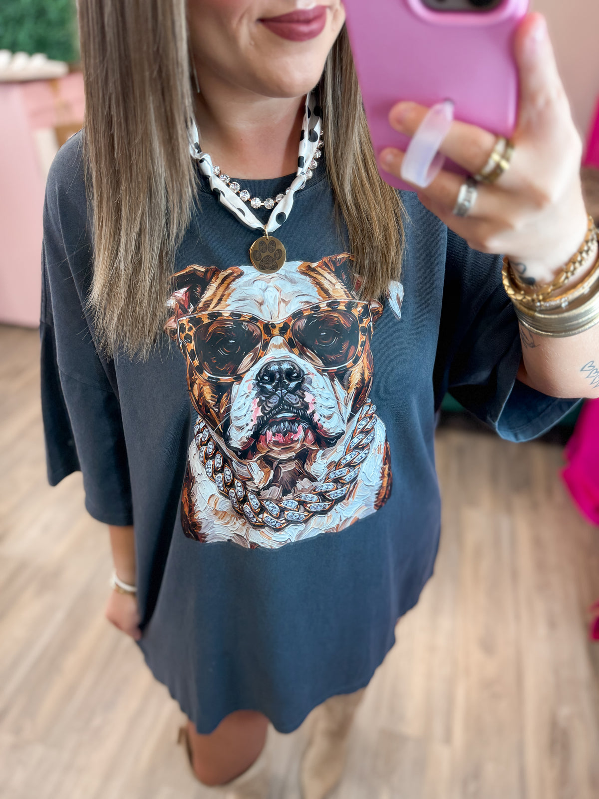 Bulldog Graphic Tee