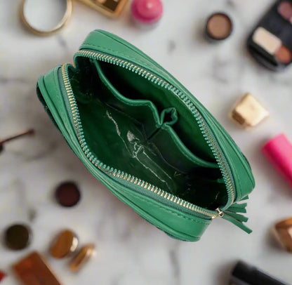 Glam Makeup Case- Emerald Velvet
