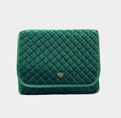 Toiletry Case- Emerald Velvet