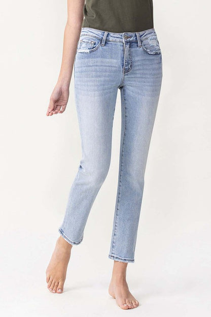 VERVET Mid Rise Straight Jeans