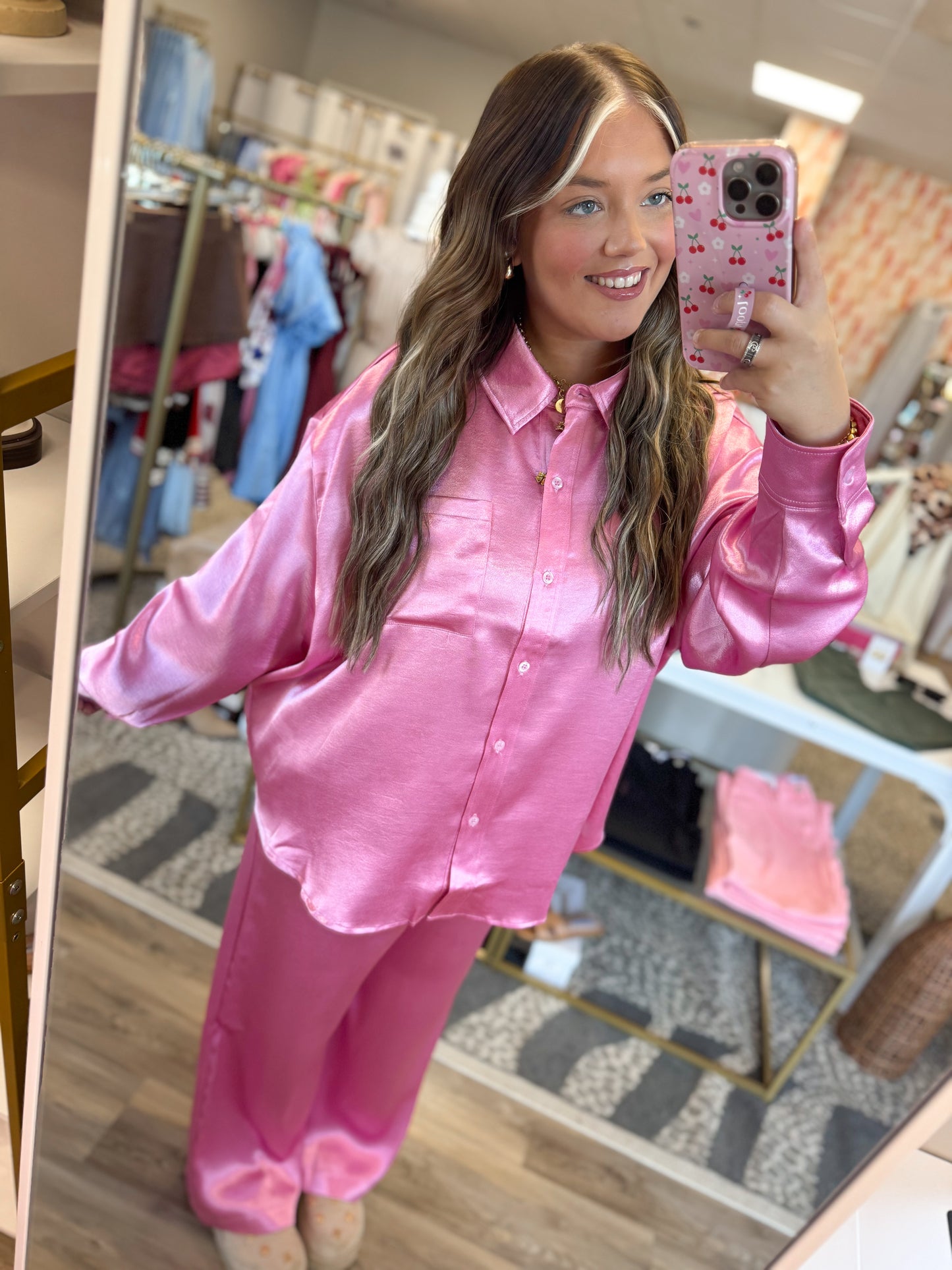 Pink Clouds PJ Set