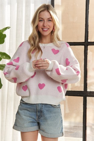 Heart Of Love Sweater (CURVY)