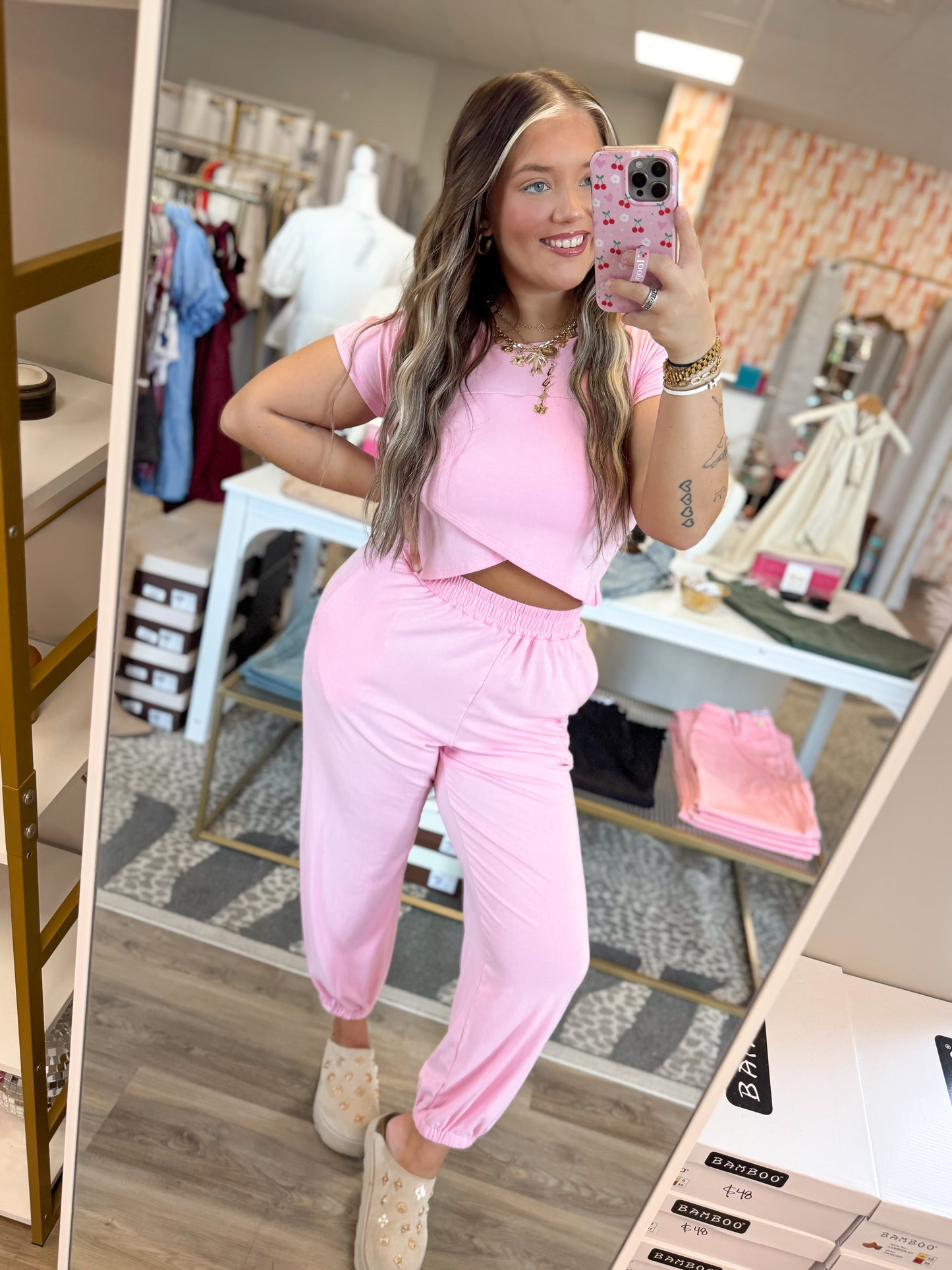 Bronxy Set- Pink