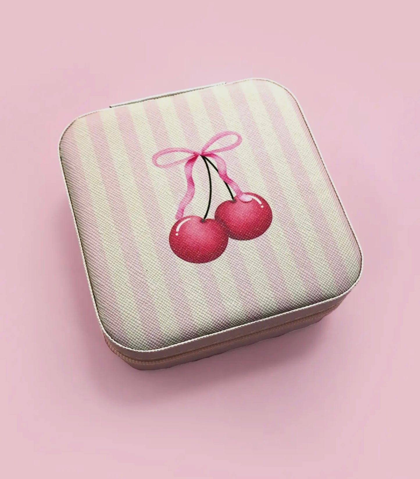 Bow Cherry Jewelry Case