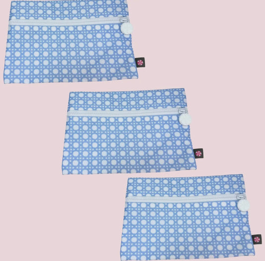 Blue Bungalow Glossy Pouch