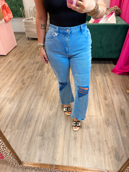 Demi Jeans- Ocean Blue