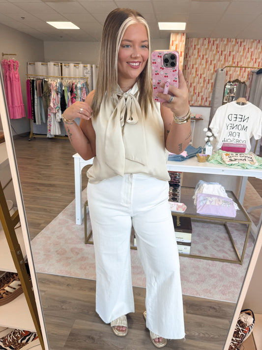 Luxe Top- Cream