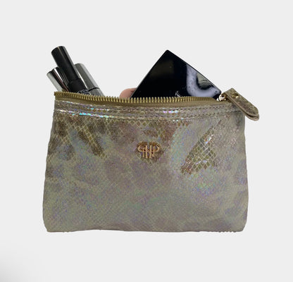 Toiletry Case- Glimmer Leopard