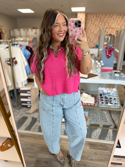 Chloe Sweater- Pink