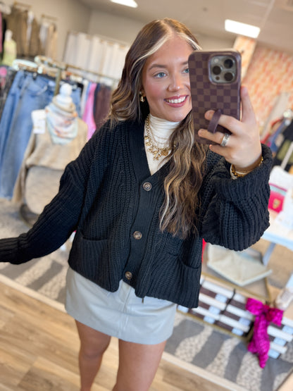 Mia Leather Skort