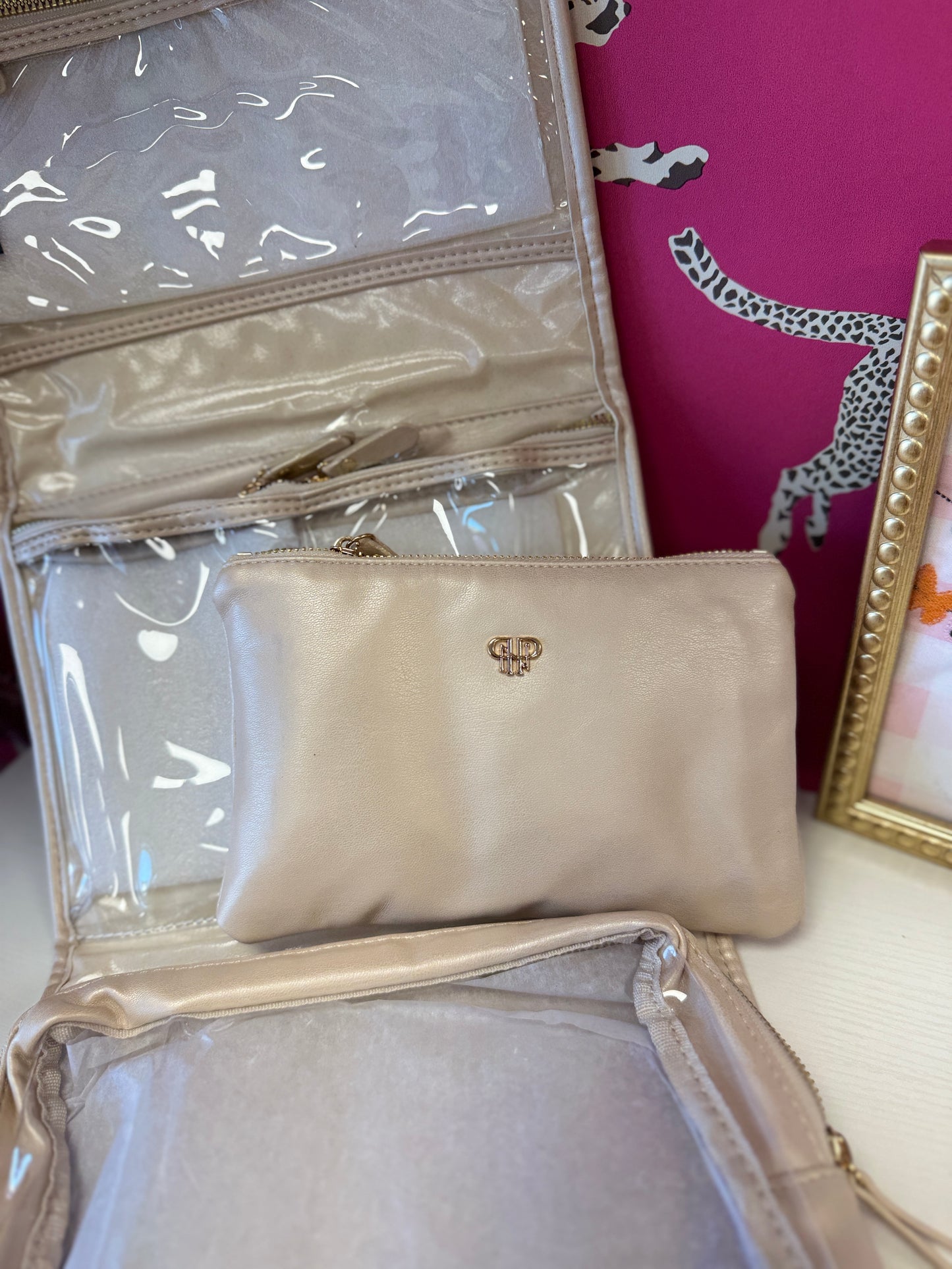 Toiletry Case- Pearl Quilted