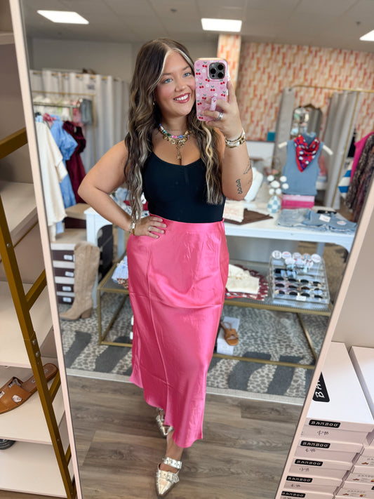 Pink Candy Maxi Skirt