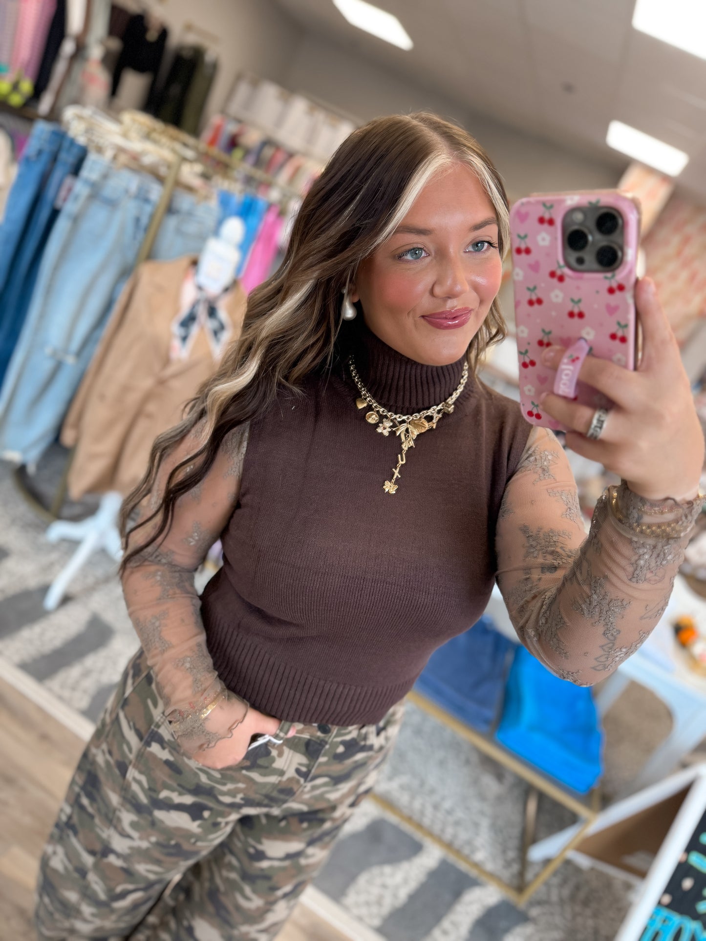 Lola Sleeveless Sweater