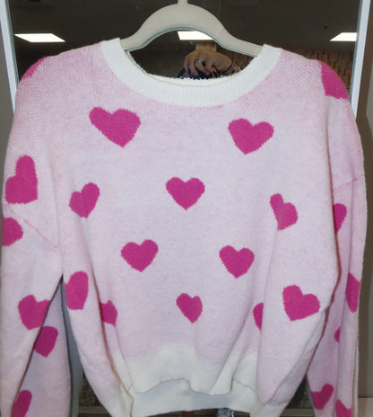 Heart Of Love Sweater (CURVY)