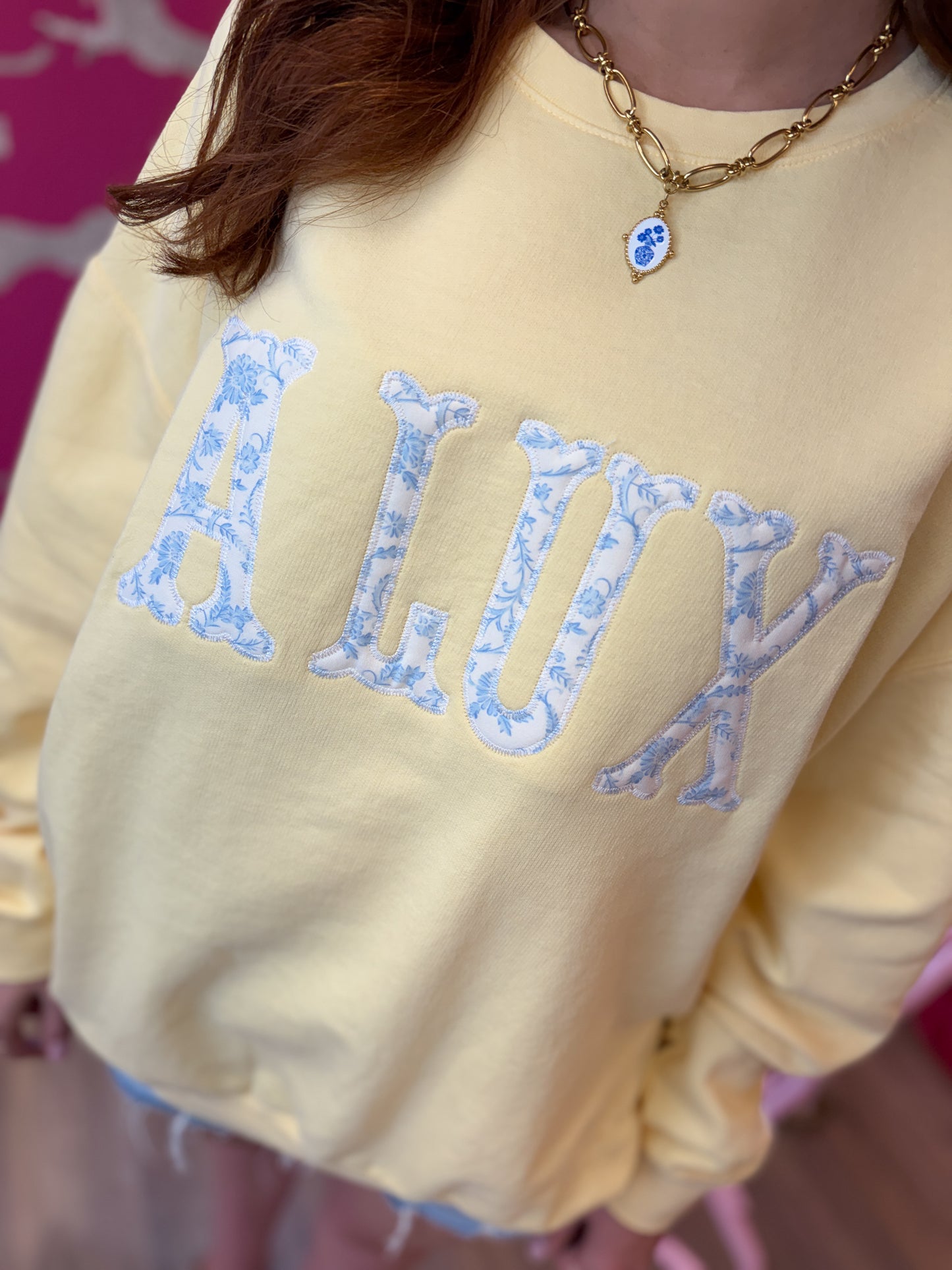 ALUX Logo Sweatshirt #4- Blue