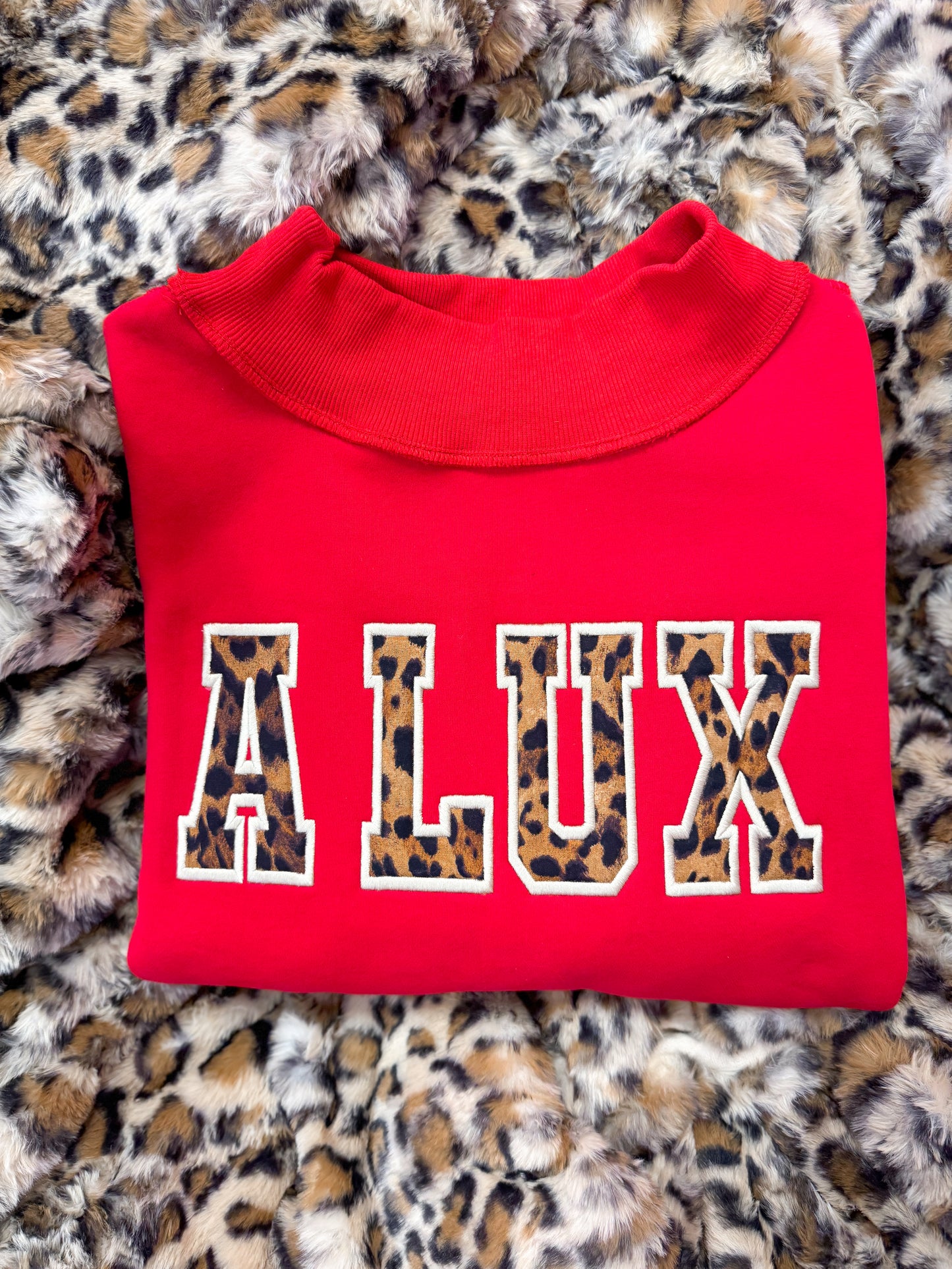 Red ALUX Mockneck