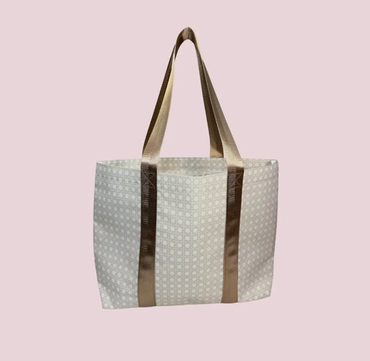 Champagne Bungalow Glossy Tote