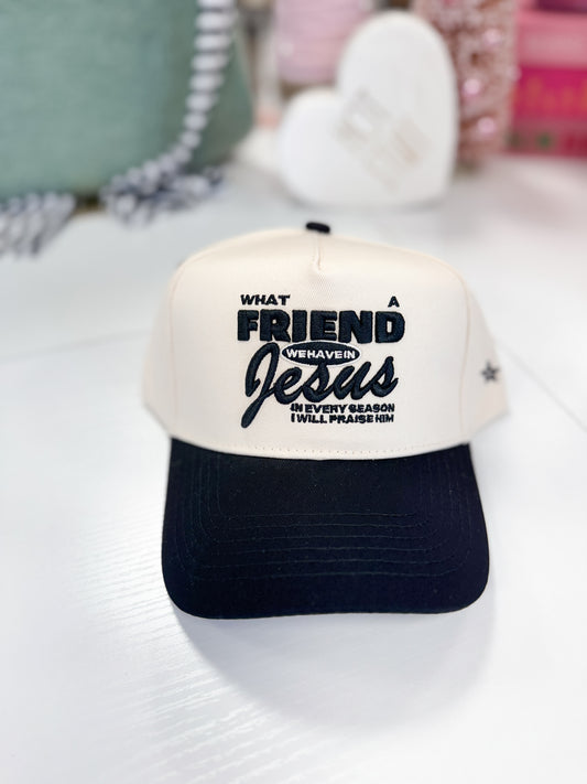 What A Friend We Have In Jesus Trucker Hat