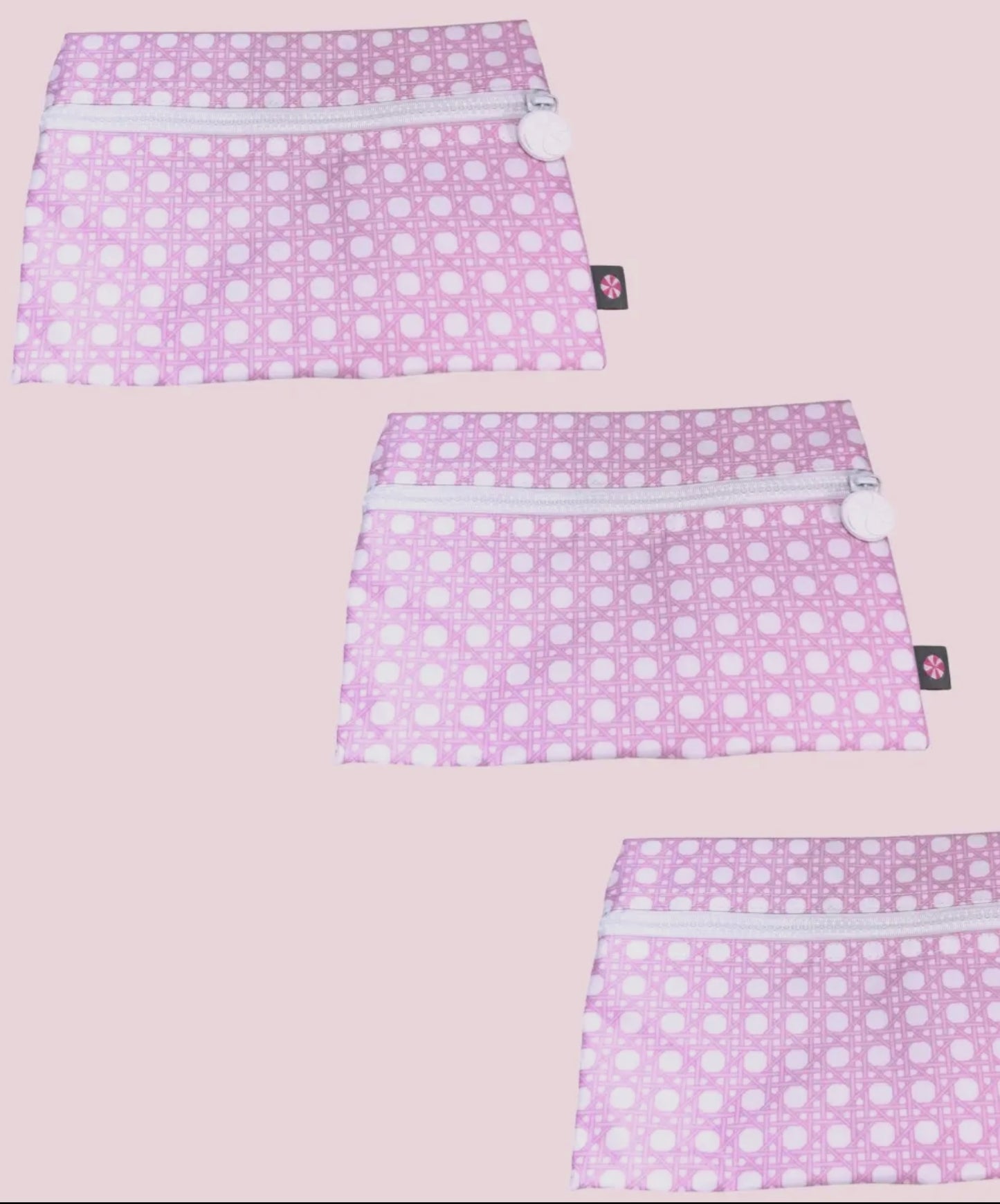 Pink Bungalow Glossy Pouch