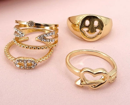 Gold Ring Set