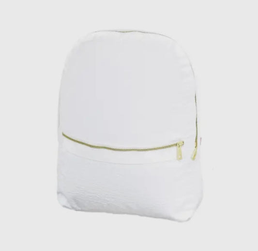 White Backpack- Medium