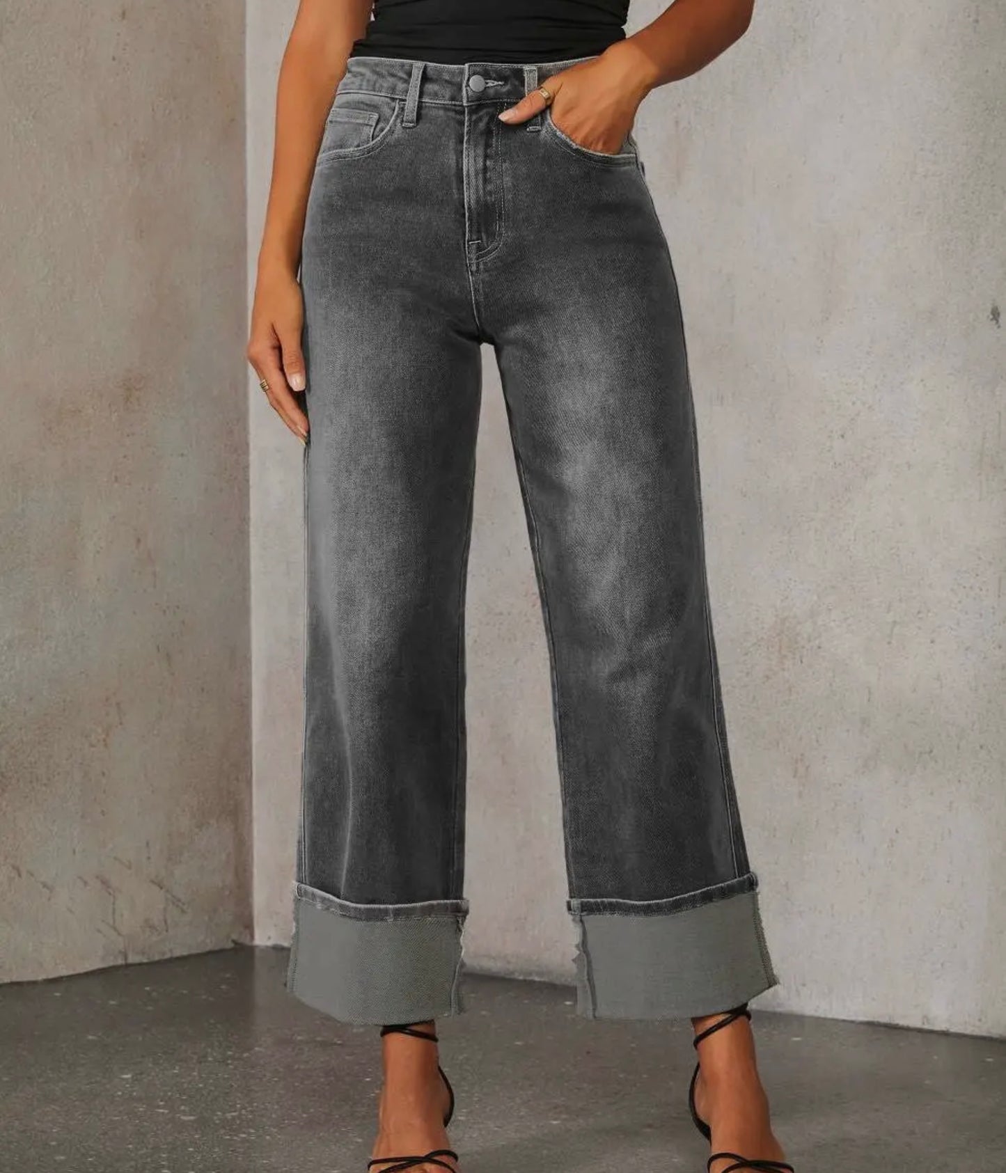 Kera Jeans- Grey