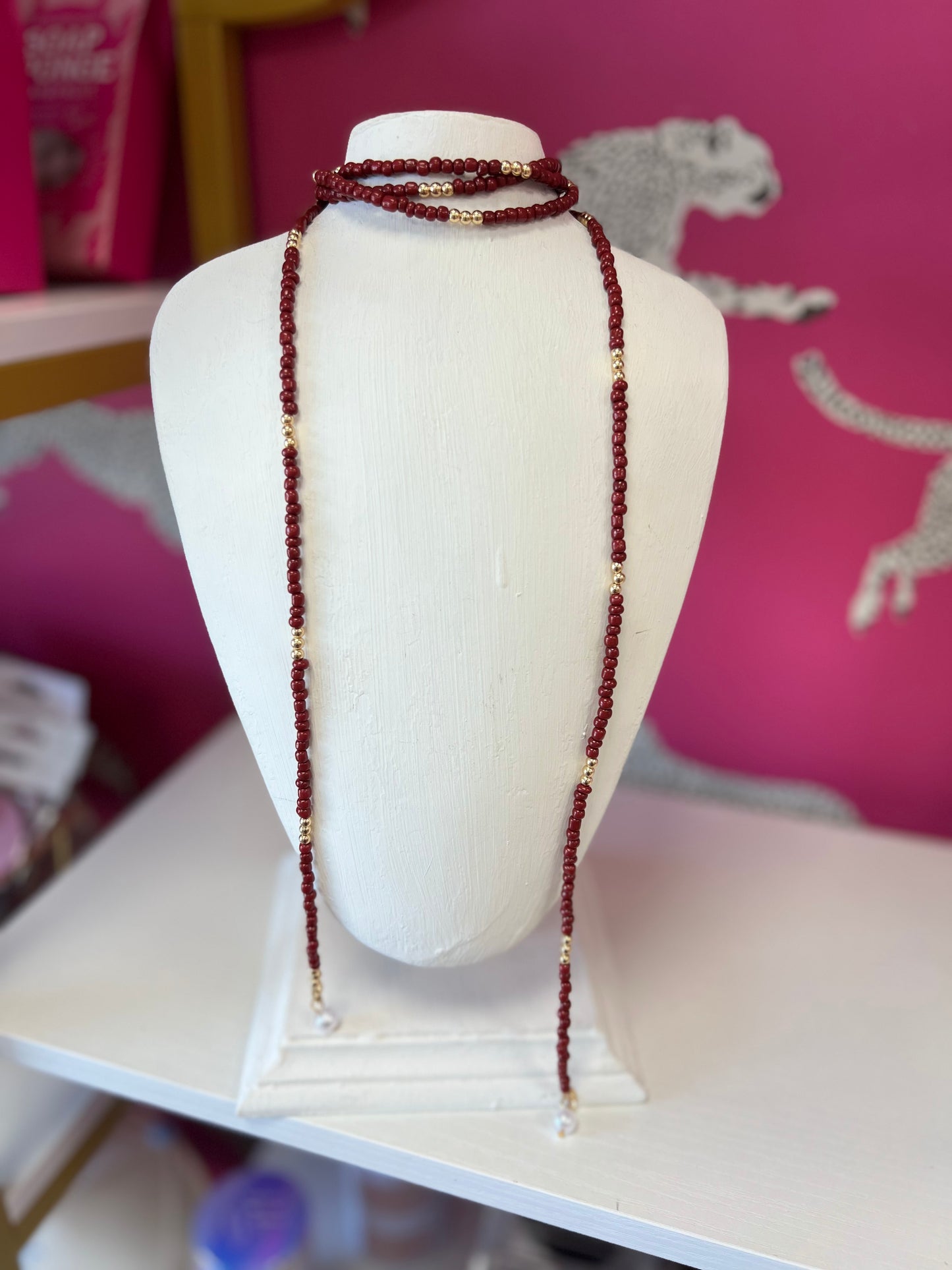 FC Beaded Wrap Necklace #4